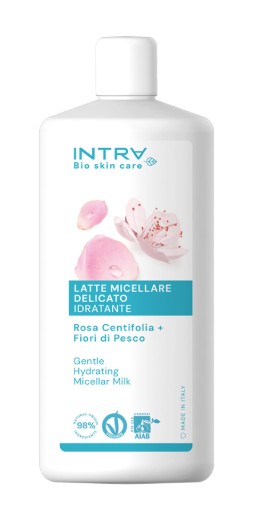 INTRA ROSA CENTIFOLIA E FIORI PESCO LATTE MICELLARE DELICATO BIOLOGICO 200 ML