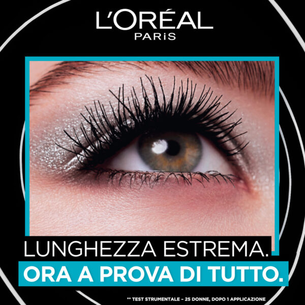 L'OREAL MASCARA TELESCOPIC LIFT MASC WTP BLACK - immagine 2