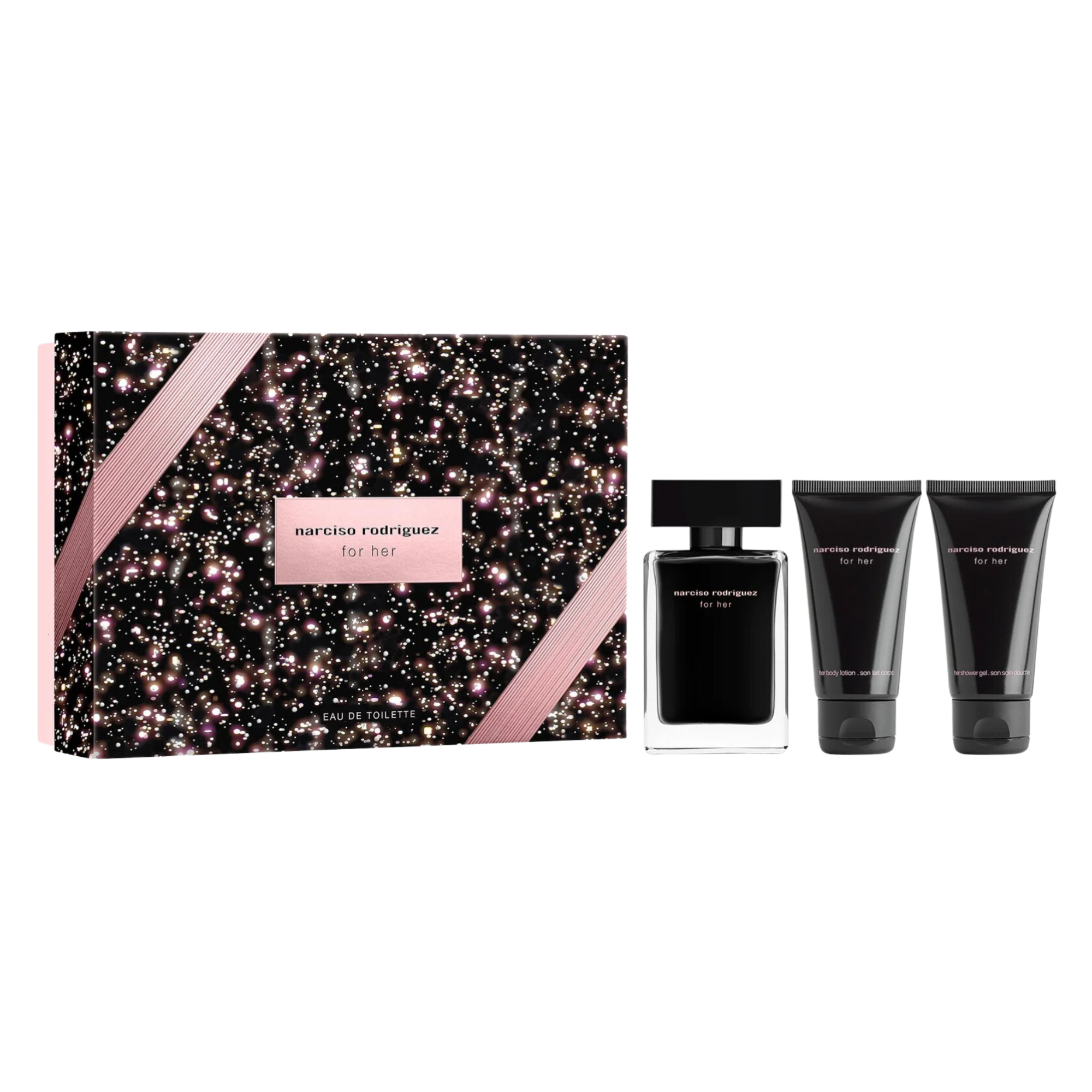 NARCISO RODRIGUEZ FOR HER CFZ EDT 50 ML+ BODY LOTION 50 ML+ SHOWER GEL 50 ML