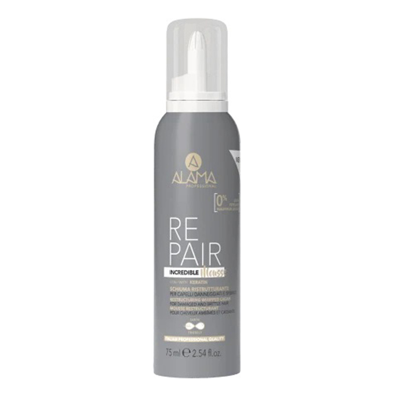 ALAMA REPAIR INCREDIBLE MOUSSE RISTRUTTURNATE CAPELLI DANNEGGIATI 75ML