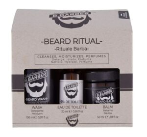 ALAMA B.BARBER BEARD DETERGENTE + BALSAMO + EDT + SALVIETTINA +3 CARD