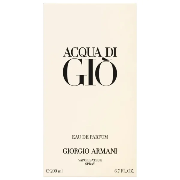 ARMANI ACQUA GIO UOMO EDP 200 ML NEW