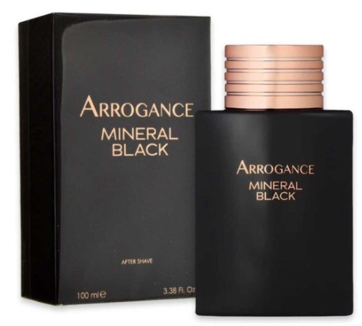 ARROGANCE MINERAL BLACK AFTER SHAVE 100 ML NEW