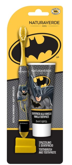 BATMAN KIT ORAL CARE (SPAZZOLINO+DENTIFRICIO)