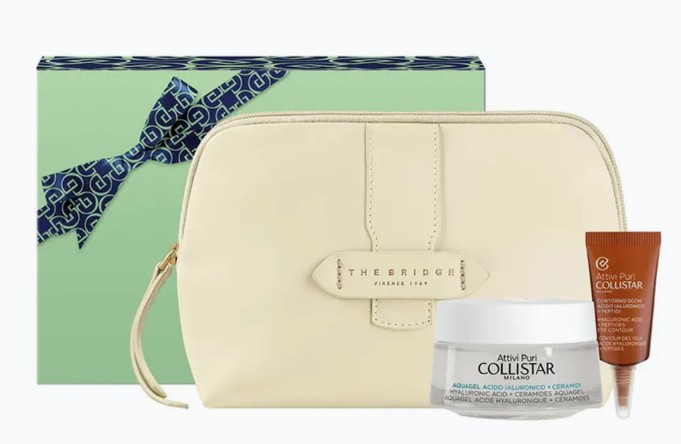 COLLISTAR CFZ CREMA AQUAGEL ACIDO IALURONICO +CONTORNO OCCHI ATT. PURI 15ML+POCHETTE