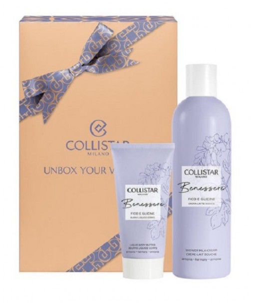 COLLISTAR CFZ FICO E GLICINE CREMA-LATTE DOCCIA 200ML+ BURRO CORPO 50ML