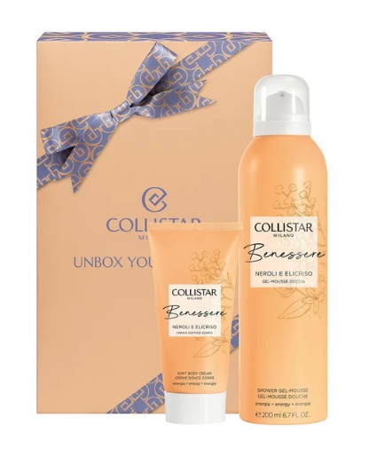 COLLISTAR CFZ NEROLI E ELICRISO GEL-MOUSSE DOCCIA 200ML+ CREMA CORPO 50ML