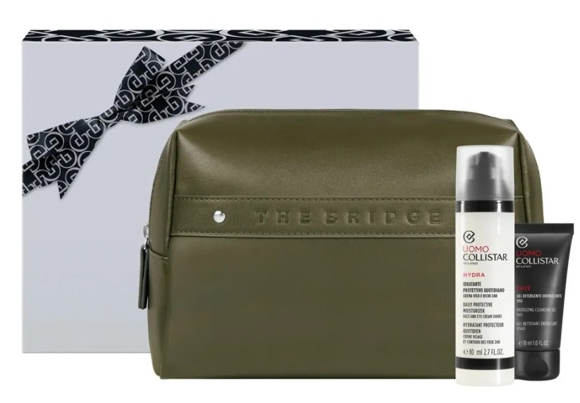 COLLISTAR CFZ UOMO IDRATANTE PROTEZIONE QUOTIDIANA 80ML+ GEL DETERGENTE ENERGIZZANTE 30ML+POCHETTE