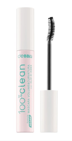 DEBBY MASCARA 100% CLEAN VOL%CURV BLACK