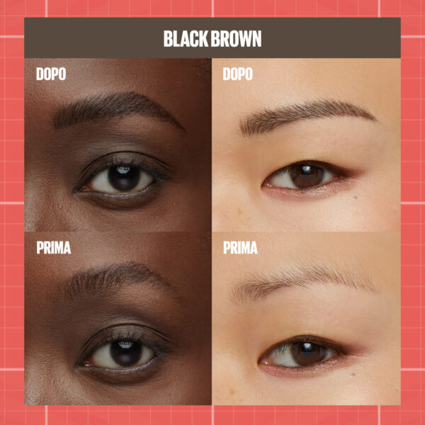 MAYBELLINE BUILD A BROWN 262 BLACK BROWN - immagine 2