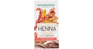 NATURAVERDE HENNE'POLVERE CAPELLI CASTANO CHIARO