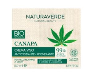 NATURAVERDE BIO CANAPA CREMA VISO ANTIRIGHE 50 ML