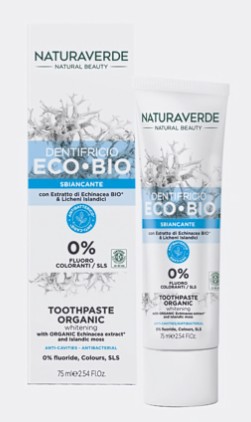 NATURAVERDE BIO DENTIFRICIO SBIANCANTI 75 ML