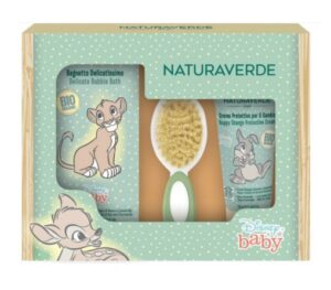 NATURAVERDE BIO SET BABY BAGNO (BAGNETTO 200+CREMA 100+SPAZZOLA)