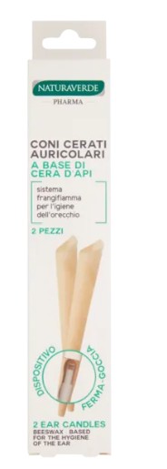 NATURAVERDE CONI CERATI AURICOLARI 2 PZ