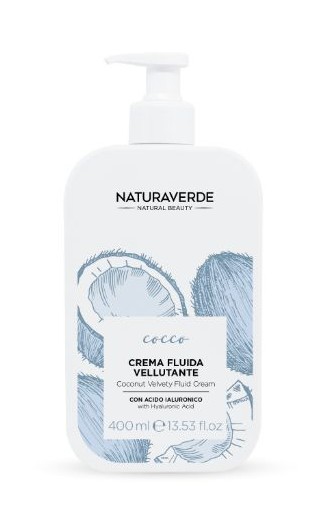 NATURAVERDE CREMA FLUIDA COCCO RINFRESCANTE 400ML