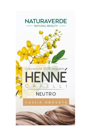NATURAVERDE HENNE'POLVERE CAPELLI NEUTRO