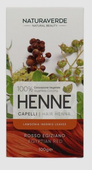 NATURAVERDE HENNE'POLVERE CAPELLI ROSSO EGIZIANO