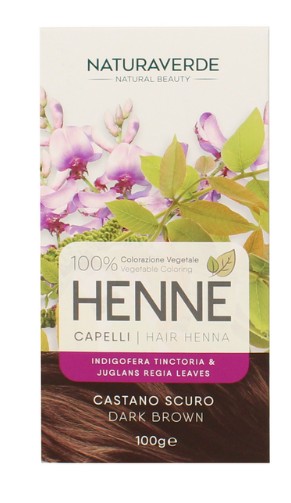 NATURAV HENNE'POLVERE CAPELLI CASTANO SCURO