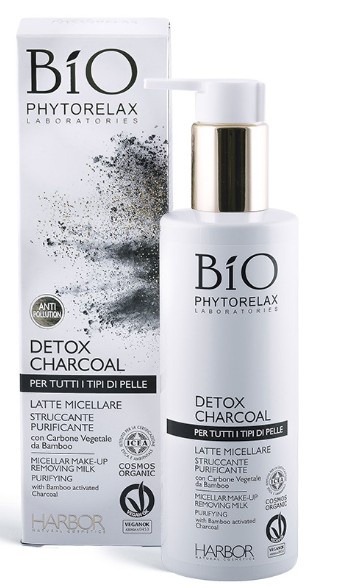 PHYTORELAX DETOX CHARCOAL LATTE MICELLARE 200 ML