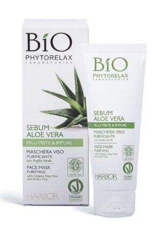 PHYTORELAX SEBUM ALOE VERA MASCHERA VISO PURIFICANTE 75 ML