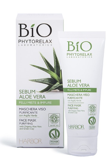 PHYTORELAX SEBUM ALOE VERA MASCHERA VISO PURIFICANTE 75 ML