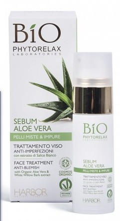 PHYTOR SEBUM ALOE VERA TRATTAMENTO VISO ANTI IMPERFEZIONI 30 ML
