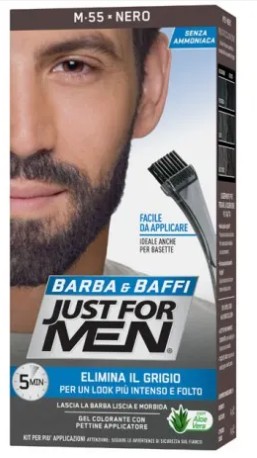 JUST FOR MEN NERO BARBA E BAFFI M-55