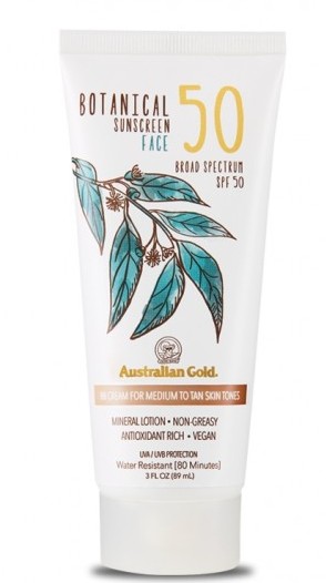 AUSTRALIAN GOLD SPF50 BOTANICAL TINTED FACE MEDIUM 89ml