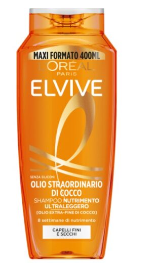 LOR ELV SH OLIO STRAORDINARIO COCCO 400 ML