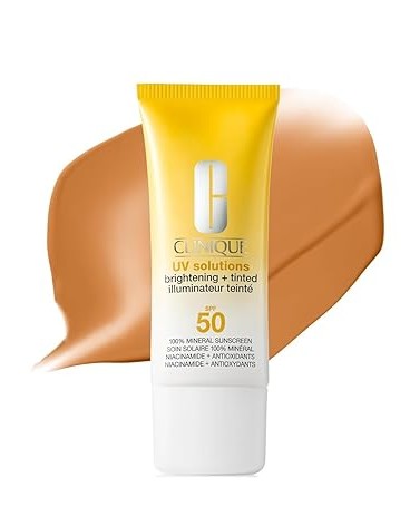 CLINIQUE UV SOLUTION BRIGHT+TINT MIN SUNS SPF50 MED D 40ML
