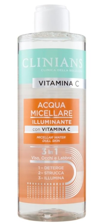 Clinians Acqua Micellare Illuminante Viso-Occhi-Labbra 400ml