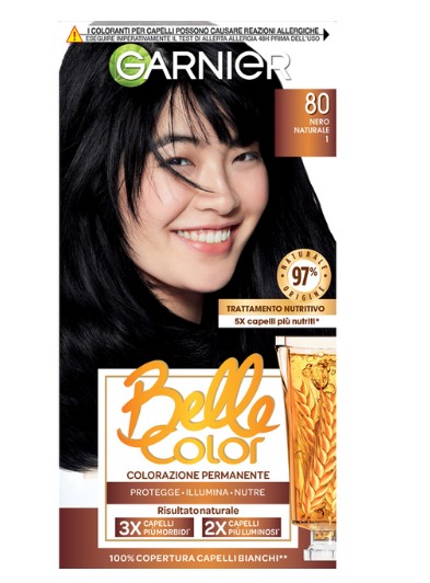 BELLE COLOR 80 NERO NATURALE 1