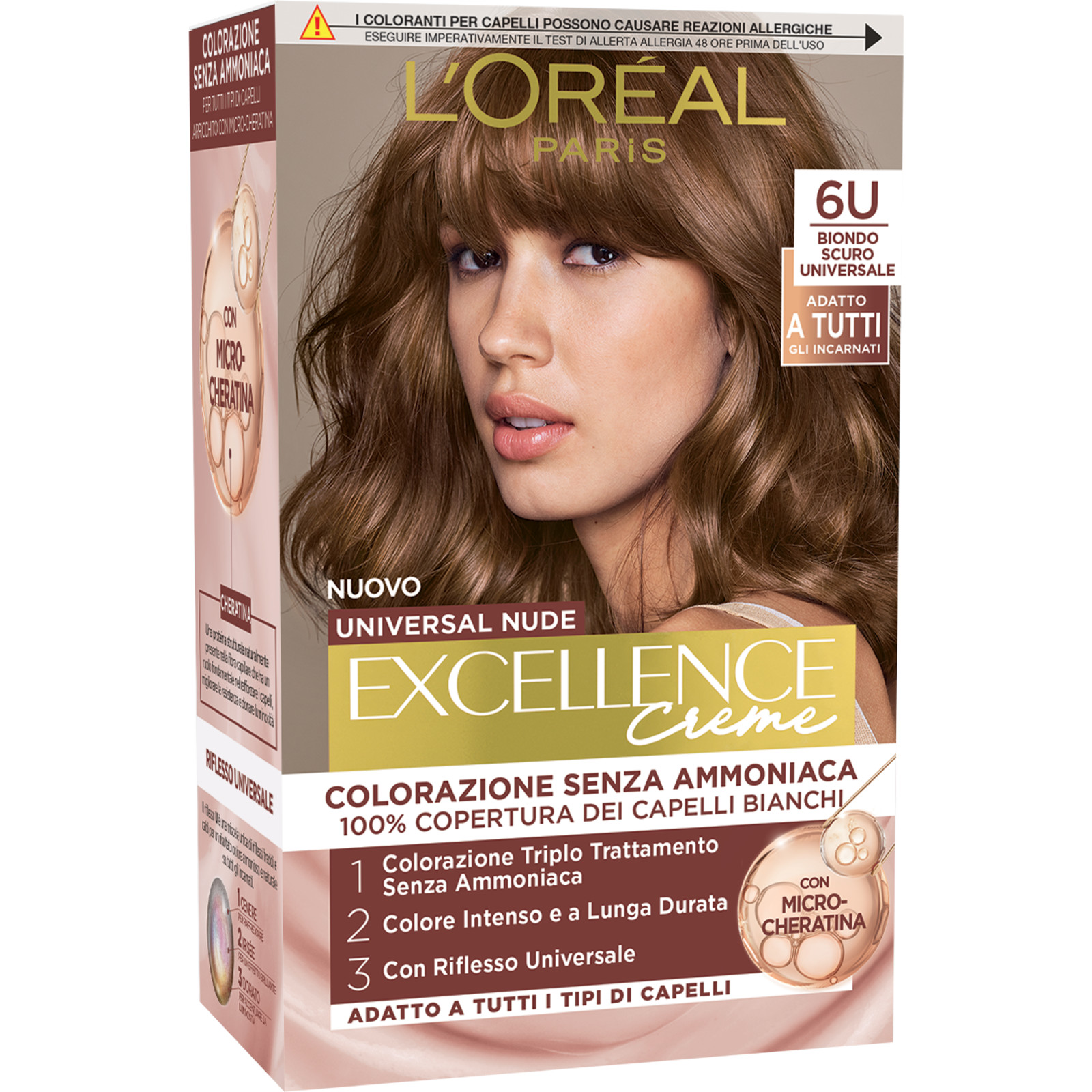 LOR EXC NUDE BIONDO SCURO 6U NEW