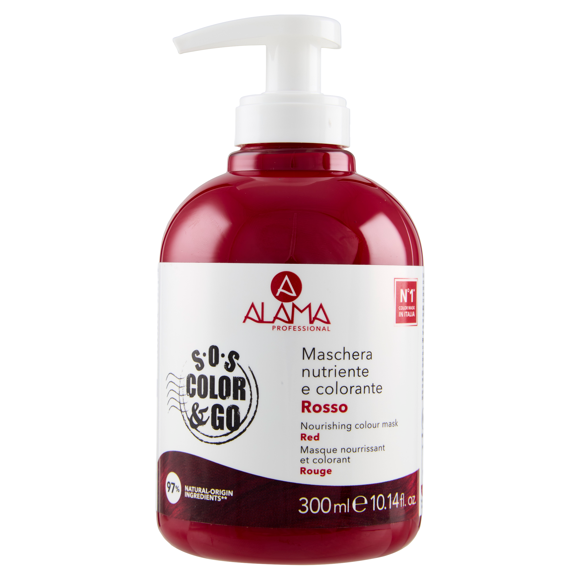 ALAMA COLOR MASK MASCHERA ROSSO 300 ML