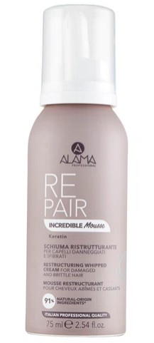 ALAMA REPAIR INCREDIBLE MOUSSE RISTRUTTURNATE CAPELLI DANNEGGIATI 75ML