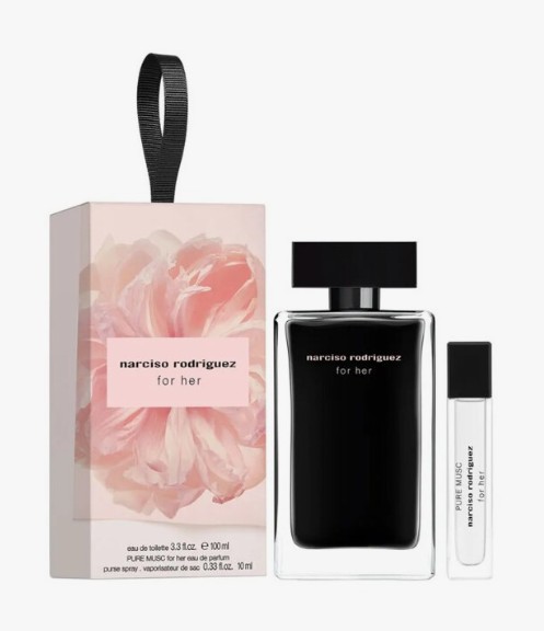 NARCISO R FOR HER SHOPP PACK EDT 100+ PURE MUSK EDP 10ML